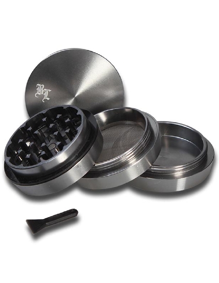 Grinder Black Leaf Stage 4 parties Gris
