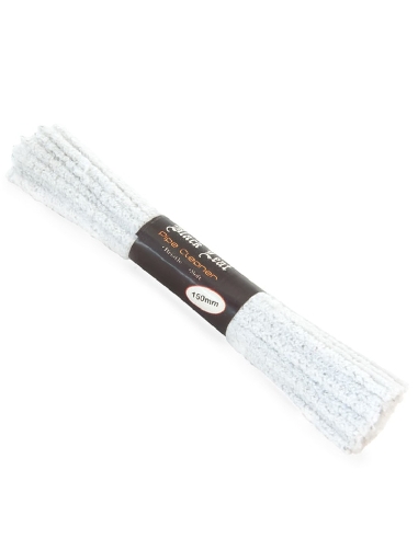 Cure Pipe Black Leaf 15cm Blanc