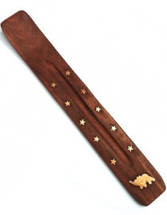 Porte Encens Simple avec Dorures Éléphant