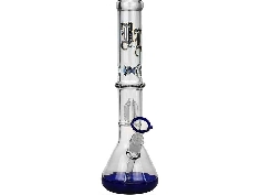 Ice Bong Black Leaf Percolateur 4 Bras 40cm Noir