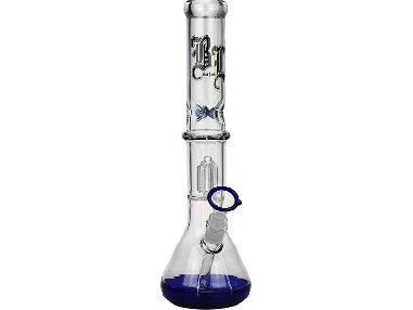 Ice Bong Black Leaf Percolateur 4 Bras 40cm Noir