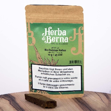 Herba di Berna CBD Hash BIO Outdoor Pollen 3g