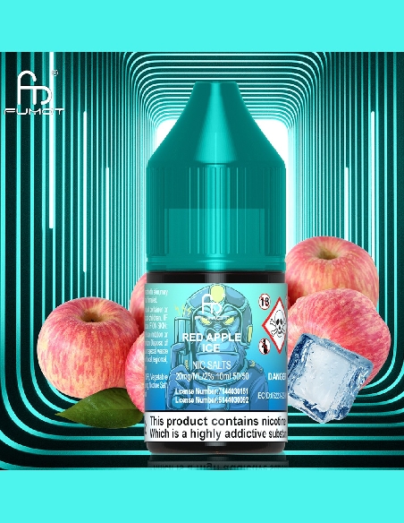 RandM Tornado Red Apple Ice Eliquid NicSalt 20mg/ml 10ml