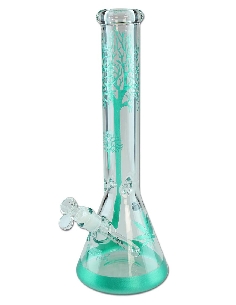 Bong Black Leaf "Tree" Ice Green 39.5cm