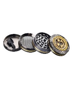 Grinder Métal 4 Parties Bling Bling Smiley 50mm