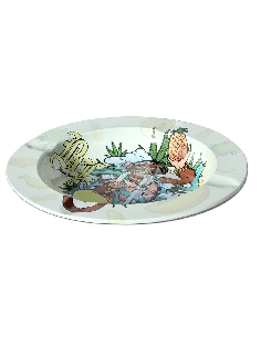 Cendrier Black Leaf Hanuman en Métal 14cm